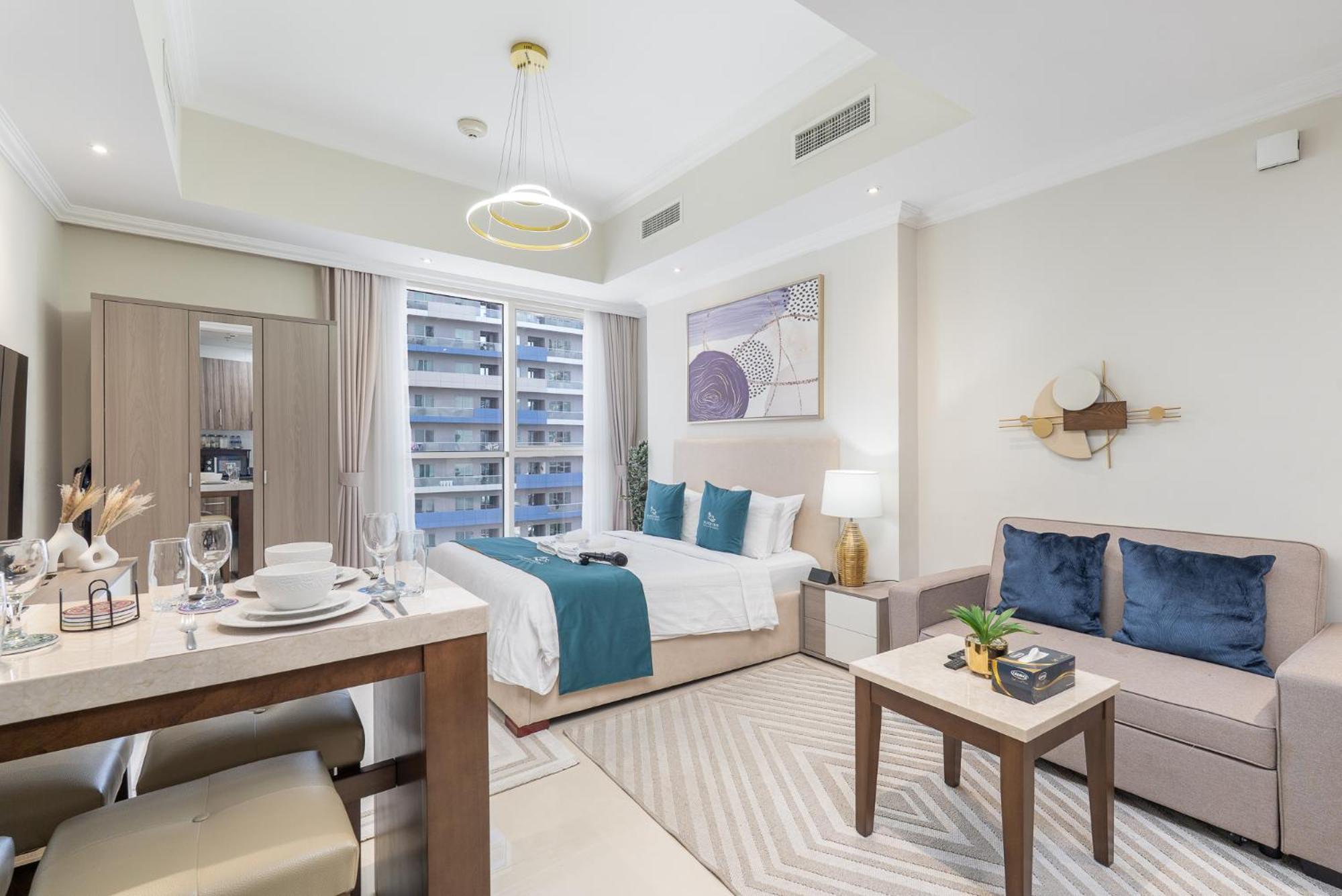 Appartement Heaven Crest Downtown - And 1 Bedroom 2 Minute Walk To Mall And Burj Khalifa Dubai