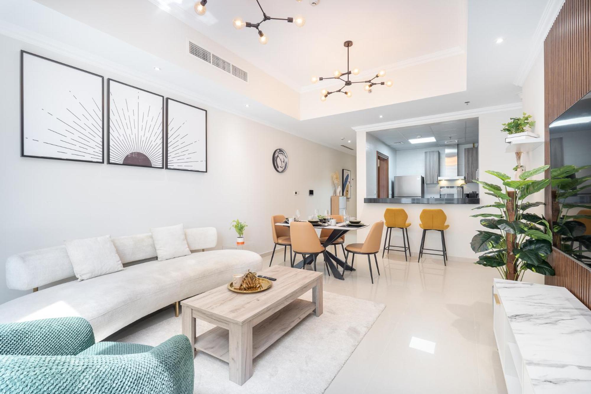 Heaven Crest Downtown - And 1 Bedroom 2 Minute Walk To Mall And Burj Khalifa Appartement Dubai